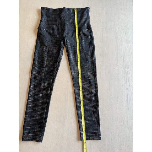 SPANX Rainbow‎ Metallic Dot Leggings Size Medium - Picture 7 of 11